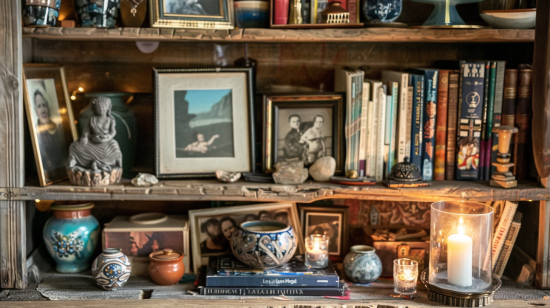 Decoración de estanterías ideas