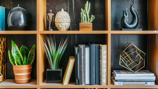 Decoración de estanterías ideas