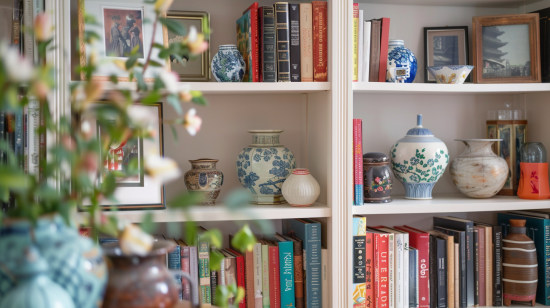 Decoración de estanterías ideas