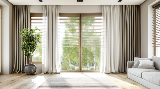 Estilos de cortinas y persianas