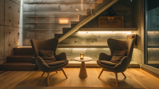 Cómo aprovechar el espacio bajo las escaleras de forma creativa