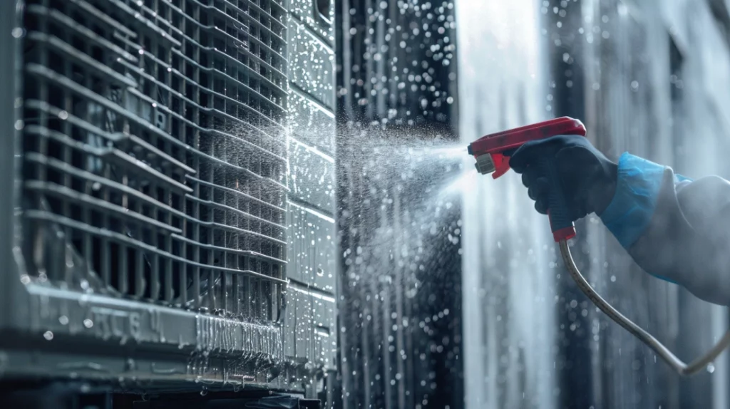 El aire acondicionado hace mal olor.