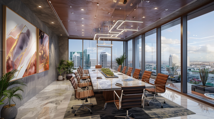 sala de reuniones modernas