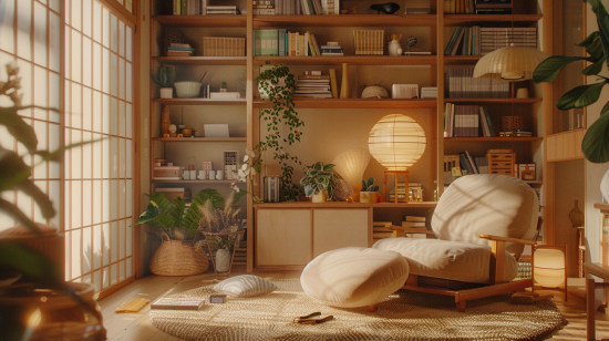 Conoce la decoración japandi