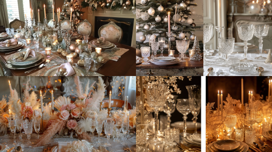 mesas de navidad decoradas sencillas