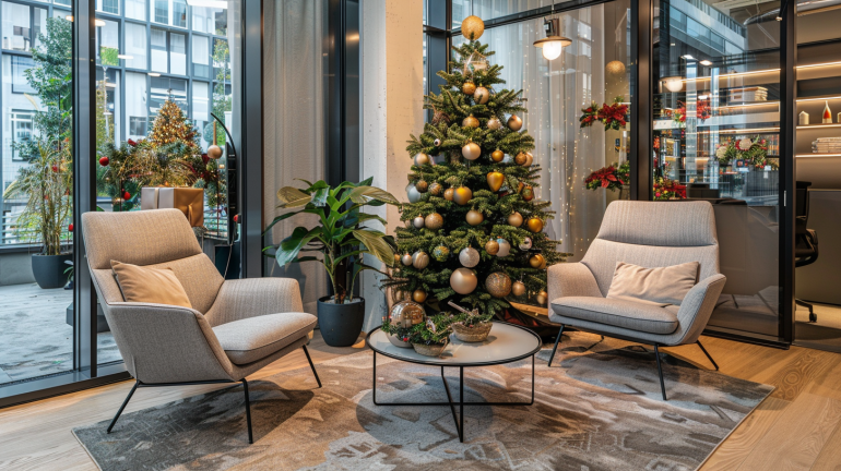 Cómo Crear Rincones Navideños ‘Instagramables’ en tu Oficina