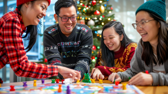 Juegos de Mesa Navideños para Promover la Socialización en la Oficina