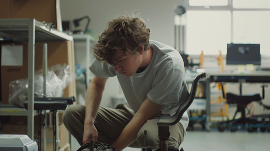 Guía práctica para desmontar una silla de oficina paso a paso