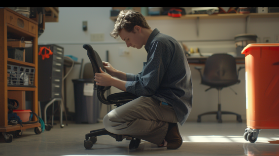 Guía práctica para desmontar una silla de oficina paso a paso