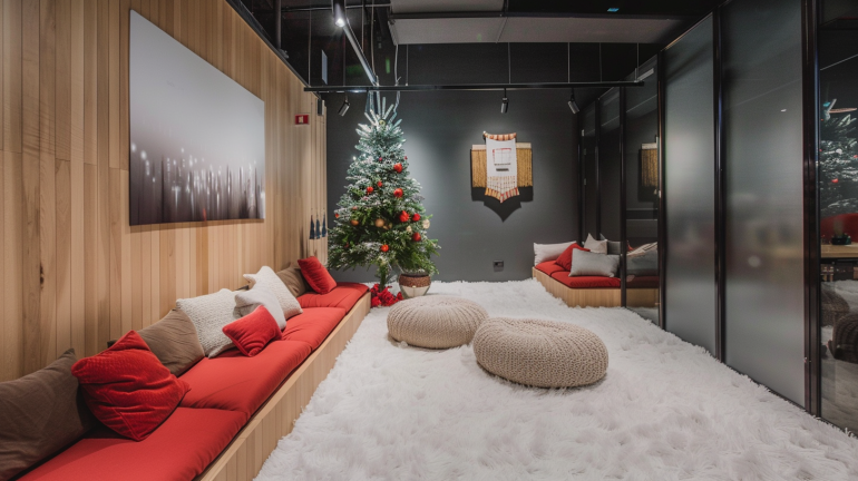 Cómo Crear Rincones Navideños ‘Instagramables’ en tu Oficina