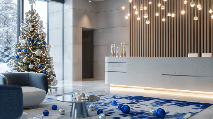 Descubre cómo decorar tu recepción navideña de forma elegante y profesional para impresionar a clientes y motivar a tus empleados.