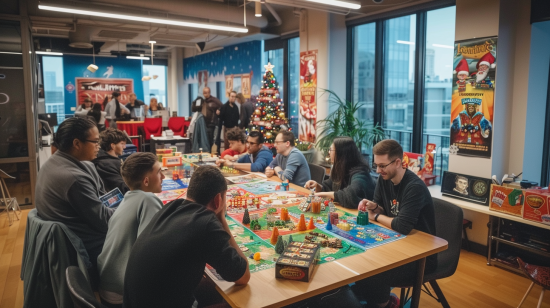Juegos de Mesa Navideños para Promover la Socialización en la Oficina