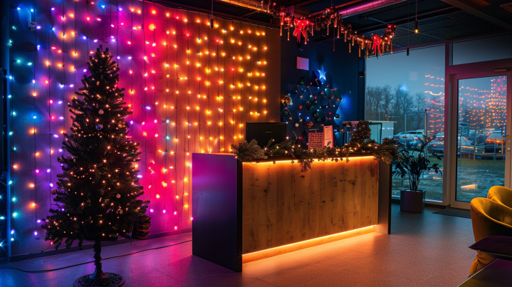 Descubre cómo decorar tu recepción navideña de forma elegante y profesional para impresionar a clientes y motivar a tus empleados.