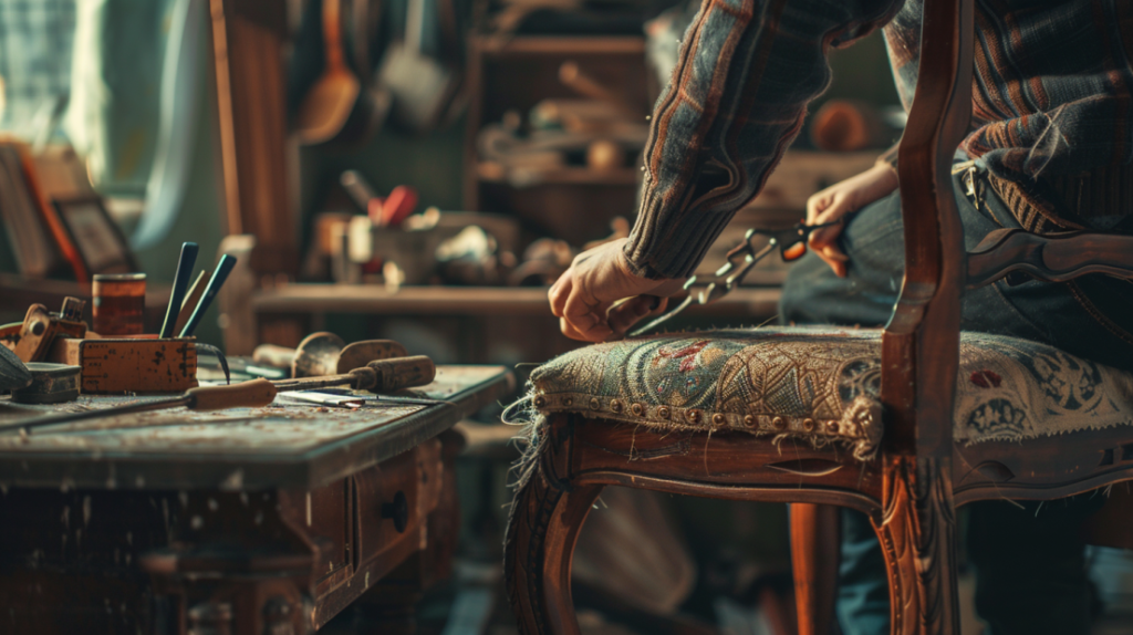 Técnicas sencillas para tapizar un asiento