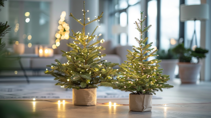 Adornos Navideños para Oficinas con Espacios Abiertos