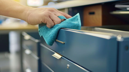 Métodos para eliminar rayones en muebles de oficina de metal