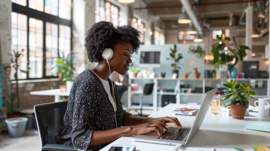 Esoge la banda sonora perfecta con la mejor música para trabajar