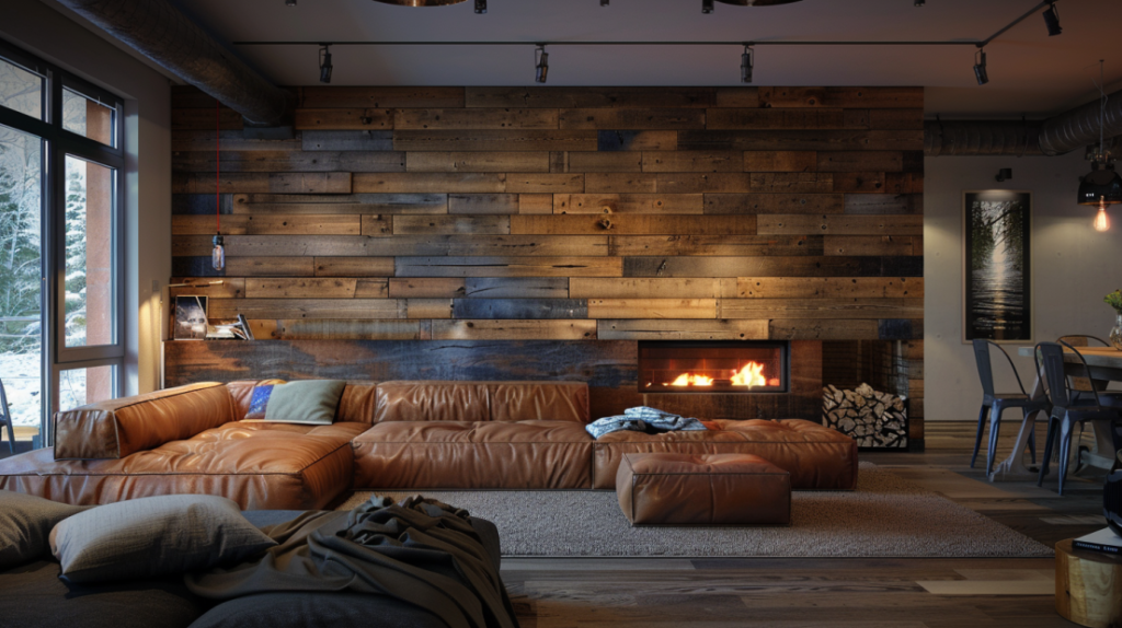 Decoración de paredes con madera: ideas elegantes y acogedoras