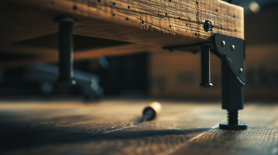 Cómo solucionar una mesa de oficina con una pata inestable