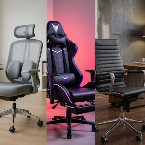 Comparacion entre sillas ergonomicas, sillas direccion y sillas gaming