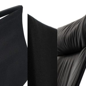 silla de malla, tela o piel