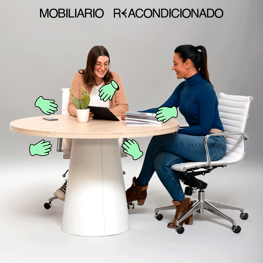 Muebles de oficina reacondicionados