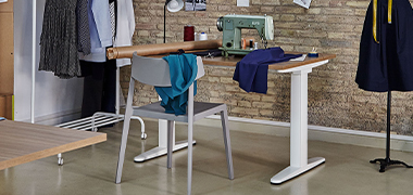 Distribución de mesas de oficina y escritorios