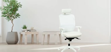 Sillas de escritorio blancas con ruedas