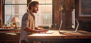 Trabajar de pie: La antigua práctica con modernos beneficios