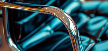 Las partes de un sillón de oficina