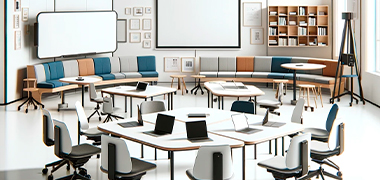 4 Maneras Súper Sencillas de Amueblar un Aula Colaborativa
