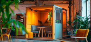 ¿Qué es una cabina acústica o pod de oficina?