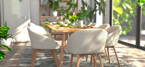 Altura ideal para una mesa de comedor