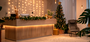 Cómo Decorar un Espacio de Recepción Navideño para Impresionar a Clientes y Empleados