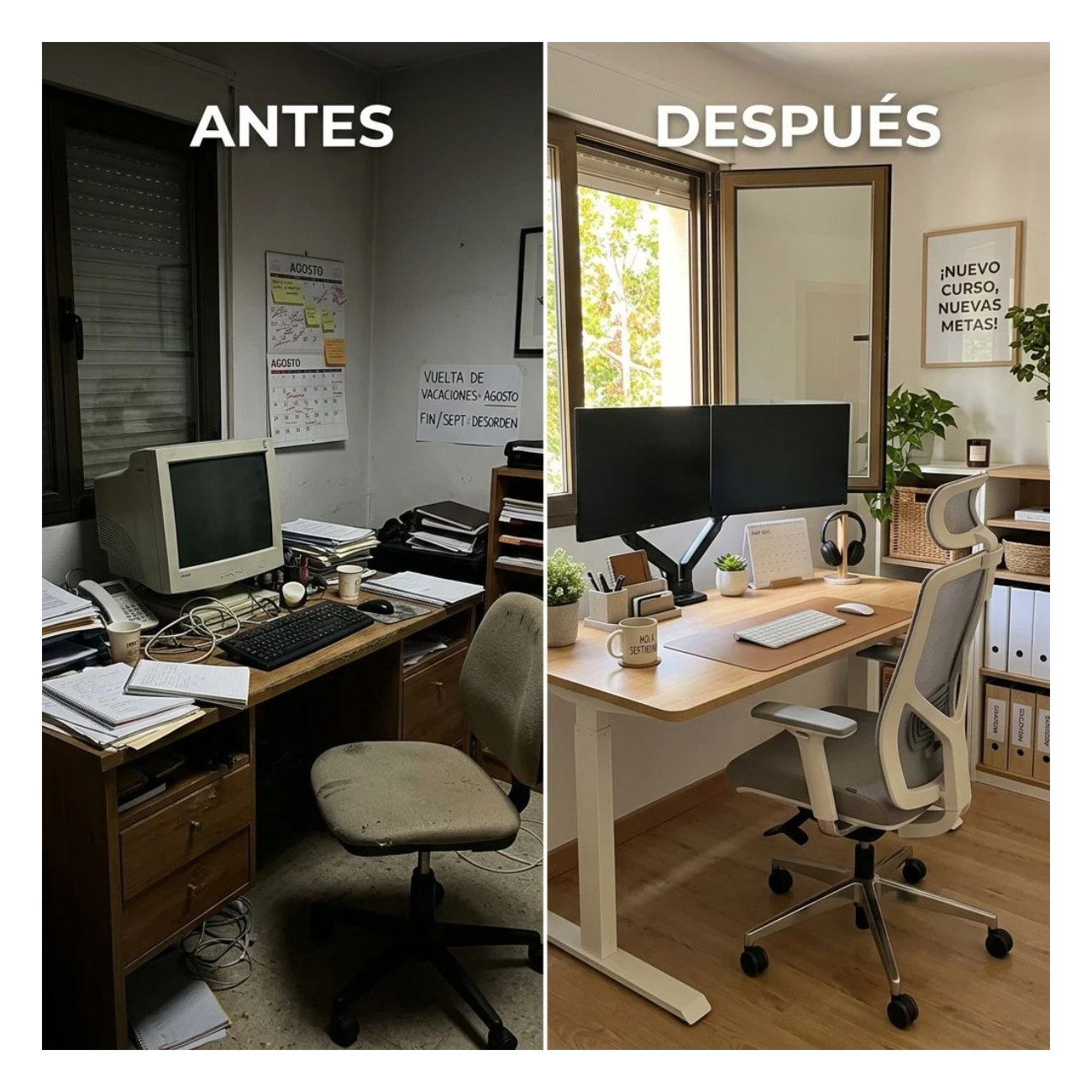 Vuelta de Vacaciones: Kit de Mobiliario para Reactivar la Productividad en Septiembre